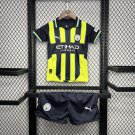 Manchester City Away 24/25 Youth_ Kids Kit Soccer Football Futbol Shirt Jersey