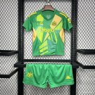 Newcastle United Goalkeeper Green 24/25 Youth_ Kids Kit Soccer Football Futbol Shirt Jersey