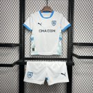 Olympique Marseille Home 24/25 Youth_ Kids Kit Soccer Football Futbol Shirt Jersey
