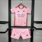 Orlando City Away 24/25 Youth_ Kids Kit Soccer Football Futbol Shirt Jersey