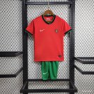 Portugal Home 25/26 Youth_ Kids Kit Soccer Football Futbol Shirt Jersey