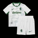 Sporting Lisbon Away White 25-26 Kids Jersey