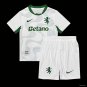 Sporting Lisbon Away White 25-26 Kids Jersey