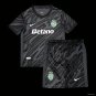 Sporting Lisbon Goalkeeper Black 25/26 Kids Jersey