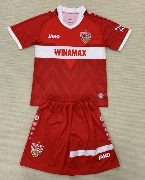 Stuttgart Away 24/25 Youth_ Kids Kit Soccer Football Futbol Shirt Jersey