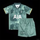 Tottenham Hotspur Third Green 24/25 Youth_ Kids Kit Soccer Football Futbol Shirt Jersey