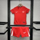 Turkiye Euro Away 24/25 Youth_ Kids Kit Soccer Football Futbol Shirt Jersey
