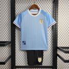 Uruguay Home 2024 Youth_ Kids Kit Soccer Football Futbol Shirt Jersey