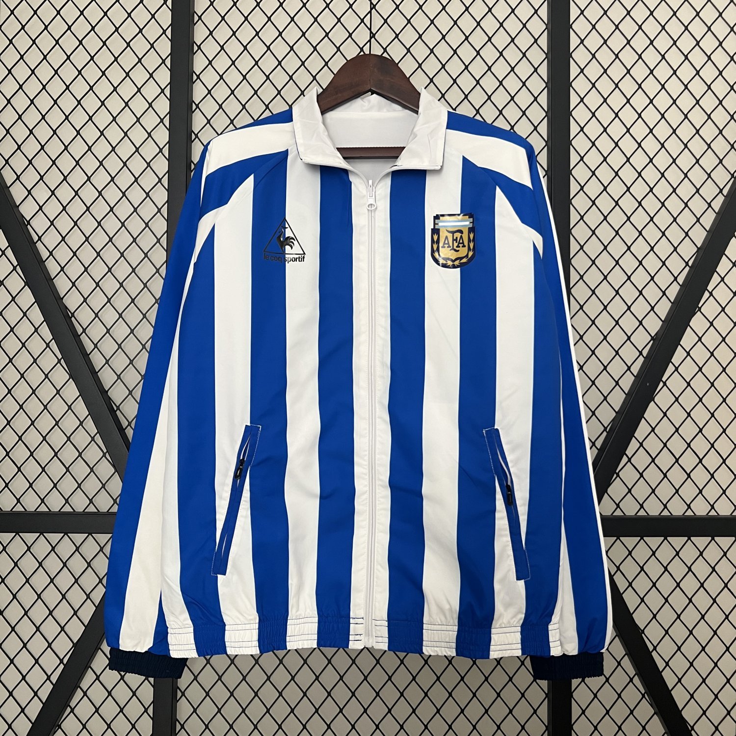 Argentina blue and white Reversible Windbreaker 2024 Jacket