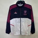 Arsenal White with Pink 25/26 Windbreaker Jacket