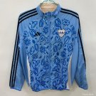 Boca Juniors Light Blue with Floral Pattern Reversible 25/26 Windbreaker Jacket