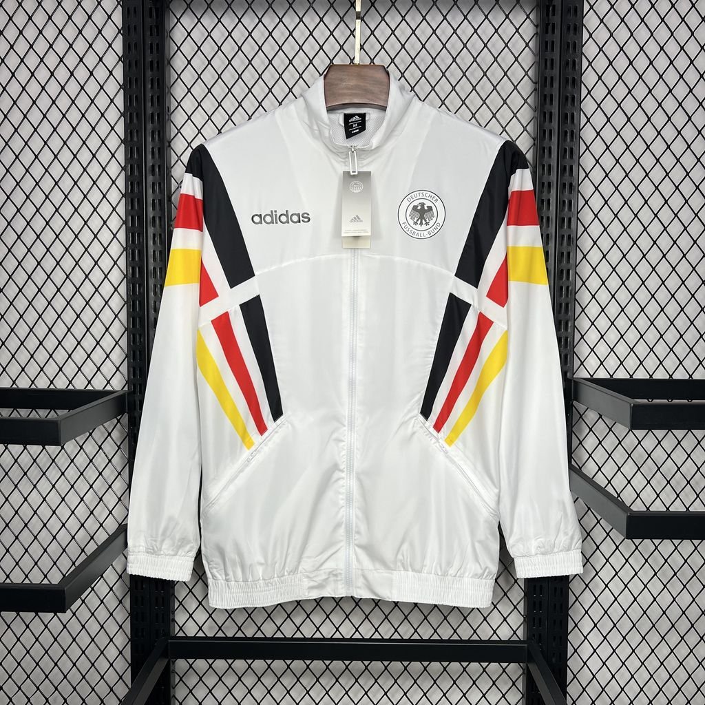 Germany Euro White 2024/25 Windbreaker Jacket