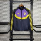 Real Madrid Jacket Black_Purple 25/26 Windbreaker Jacket