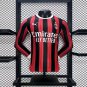 AC Milan Home 24/25 Long Sleeves Player Authentic Soccer Football Futbol Jersey Kit