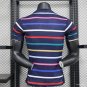 France Training Stripe 2024 Player Authentic Soccer Football Futbol Jersey Kit
