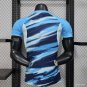 Olympique de Marseille Blue with Gradient Wave Pattern 25/26 Player Jersey