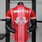Olympique de Marseille Red with Vertical Stripes 25/26 Player Jersey