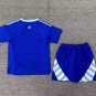 Kids Argentina away blue 2024 Jersey Soccer Football Youth_ Kids Jersey Kit