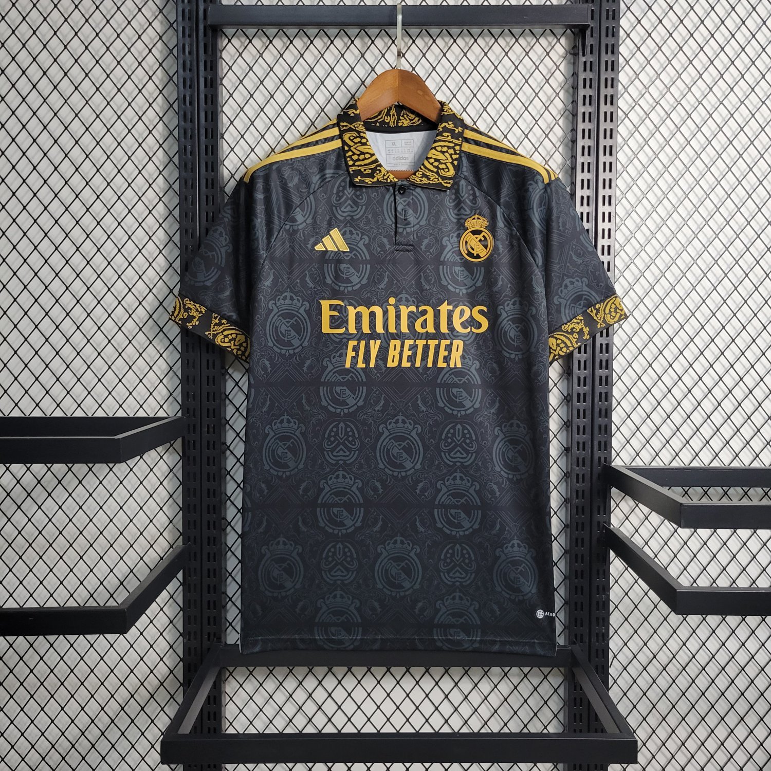 Real Madrid 23/24 Black Concept Edition Soccer Football Jersey