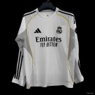 Real Madrid Home 25/26 Long Sleeves Jersey