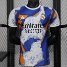 Real Madrid Limited Edition Blue Orange 25/26 Player Soccer Football Futbol Adults Jersey