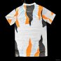 Real Madrid White Crew Orange Pre-Match 24/25 Adult Soccer Shirt