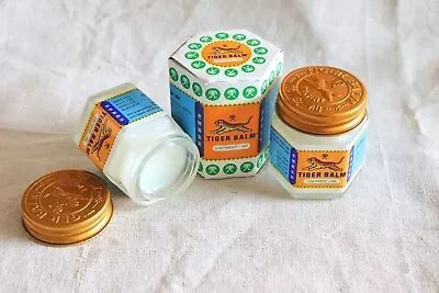 3 X Tiger Balm (White) Super Strength Pain Relief Ointment - 9 ml FREE SHIPPING