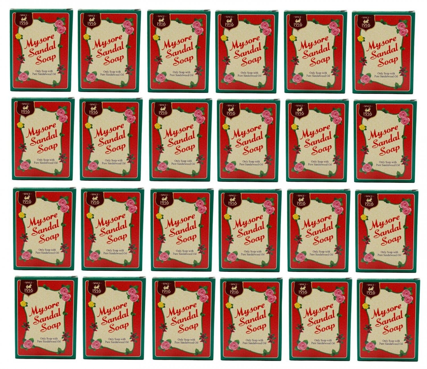 Bulk lot 200 pcs wholesale Mysore sandal Soap 75g soap bar Sandalwood soap