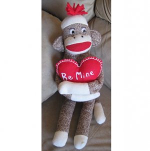 Valentine Sock Monkey 2025