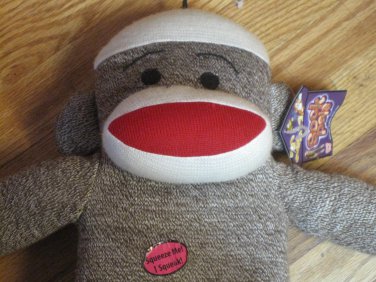 dan dee sock monkey dog toy