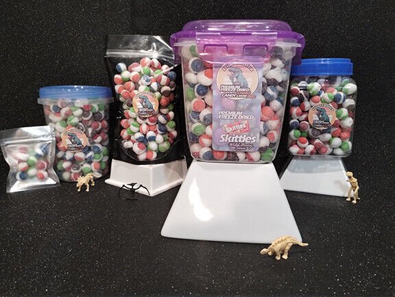 Free FREEZE DRIED Candy Samples EVERY ORDER! WILD BERRY SKITTLEZ -Dino-Delites