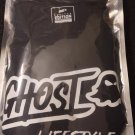 T-SHIRT GhostLifestyle "LIFESTYLE" LOGO AUTHENTIC Black LIMITED GHOST Top