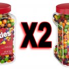 TWO (2) SKITTLEZ 54 oz Original Fruity Chewy Candy BULK candies HUGE container