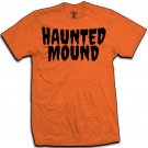 Rare HAUNTED MOUND LOGO Halloween pumpkin Horror core Ghost Mountain New Shirt