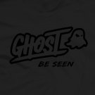 GhostLifestyle "BE SEEN" AUTHENTIC BLACK ON Blk GHOST Energy SHIRT Top Lg Large