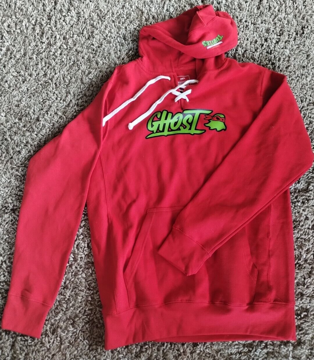 GhostLifestyle AUTHENTIC Raphael TMNT Top GHOST Turtles SWEAT SHIRT NEW HOODIE S