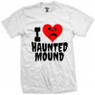 Officially Licensed I HEART HAUNTED MOUND Love Frown Face Semaraty rap new Shirt