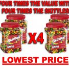 FOUR (4)SKITTLEZ 54 oz Original Fruity Chewy Candy BULK candies HUGE container