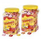 TWO (2) 54 oz OriginalNEW STARBURSTS Fruity Chewy Candy Bulk Jars SEALED