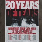20 YEARS OF TEARS For Those Raised On Emotion Hawthorne Heights EMO Show Poster