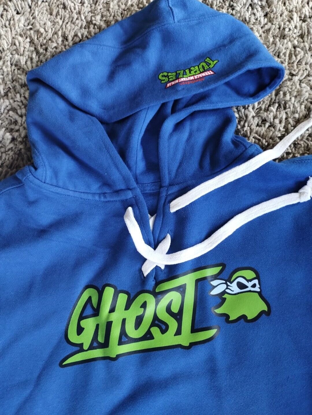 GhostLifestyle AUTHENTIC Leonardo TMNT Top Ninja Turtles SWEATSHIRT HOODIE 2X
