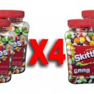 4 of FINEST FREEZE DRIED SKITTLEZ  54 oz PARTIES MEETINGS Original Candy Jar
