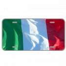 Custom Personalized Novelty License Plate Auto Car Tag With Italian Flag
