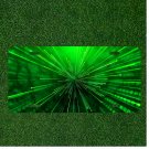 Custom Personalized License Plate Auto Tag With Green Matrix Like Design