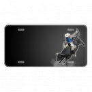 Custom Personalized License Plate Auto Car Tag With Cowboy Riding Bull Add text
