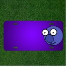 Custom Personalized License Plate With Add Names To Blueberry Face Fruit