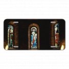 Custom Personalized Novelty License Plate With Stain Glass Church Windows
