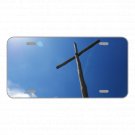 Custom Personalized Novelty License Plate With Wooden Cross Add Names