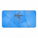 Custom Novelty License Plate With Gorgeous Colorful Wood Pecker Design