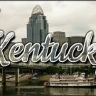 Custom Novelty License Plate Car Tag With Kentucky View